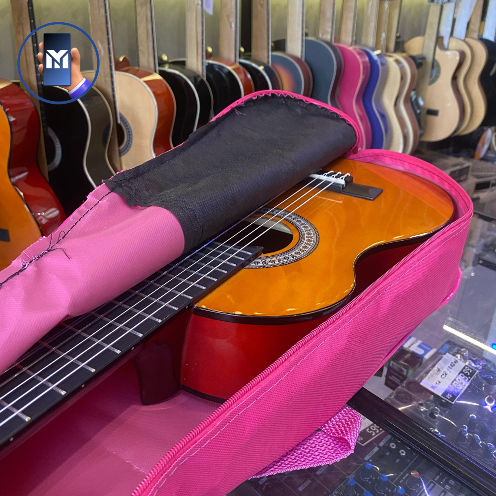 Capa Para Violão Infantil 3/4 Rosa Case Bag