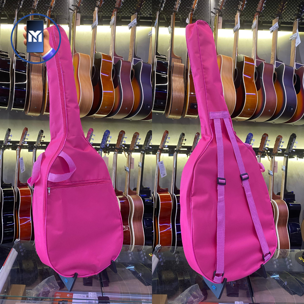Capa Para Violão Infantil 3/4 Rosa Case Bag