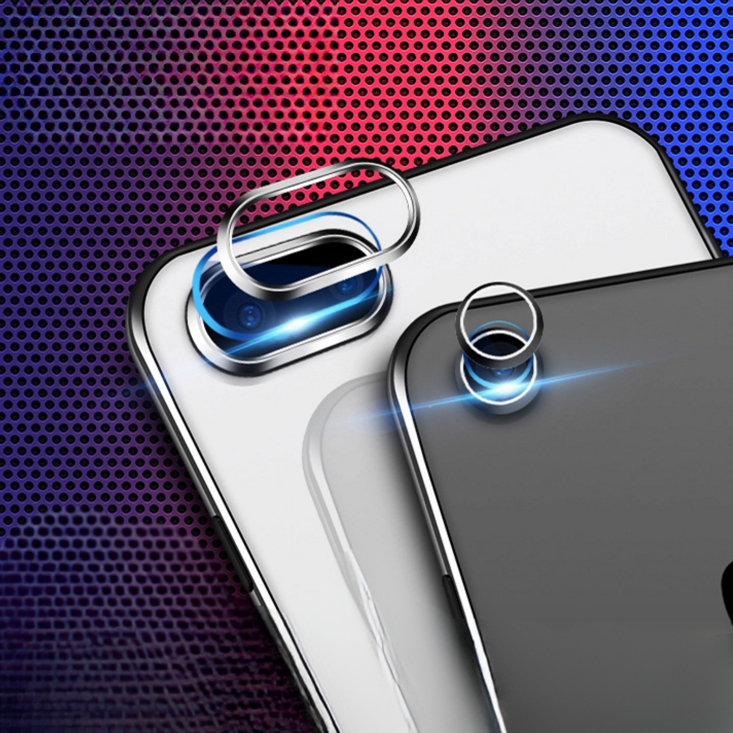 Anel de Proteção Metálico para Câmera Apple Compatível com iPhone