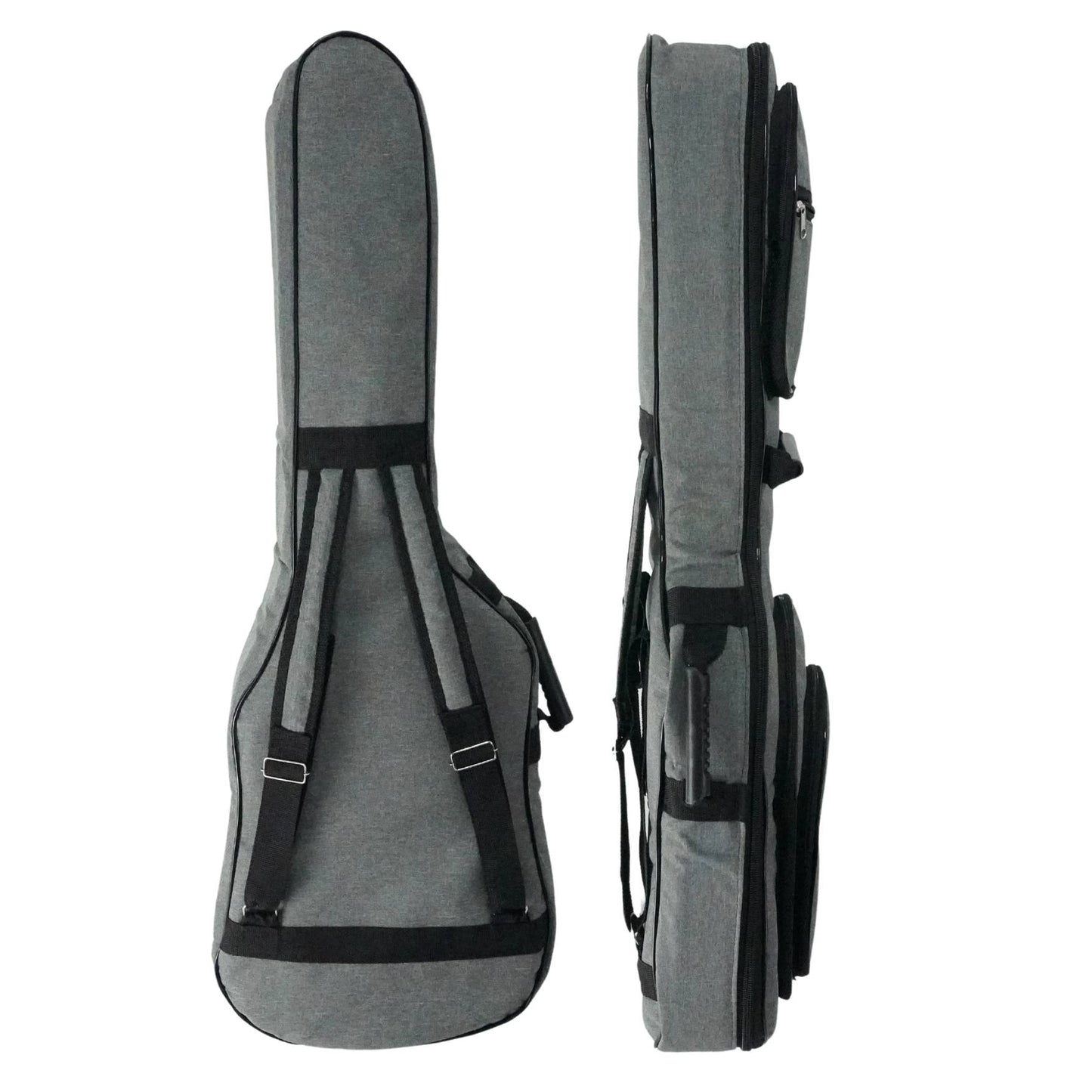 Premium Padded Gray Guitar Bag Cover 3 Ultra Luxury Pockets