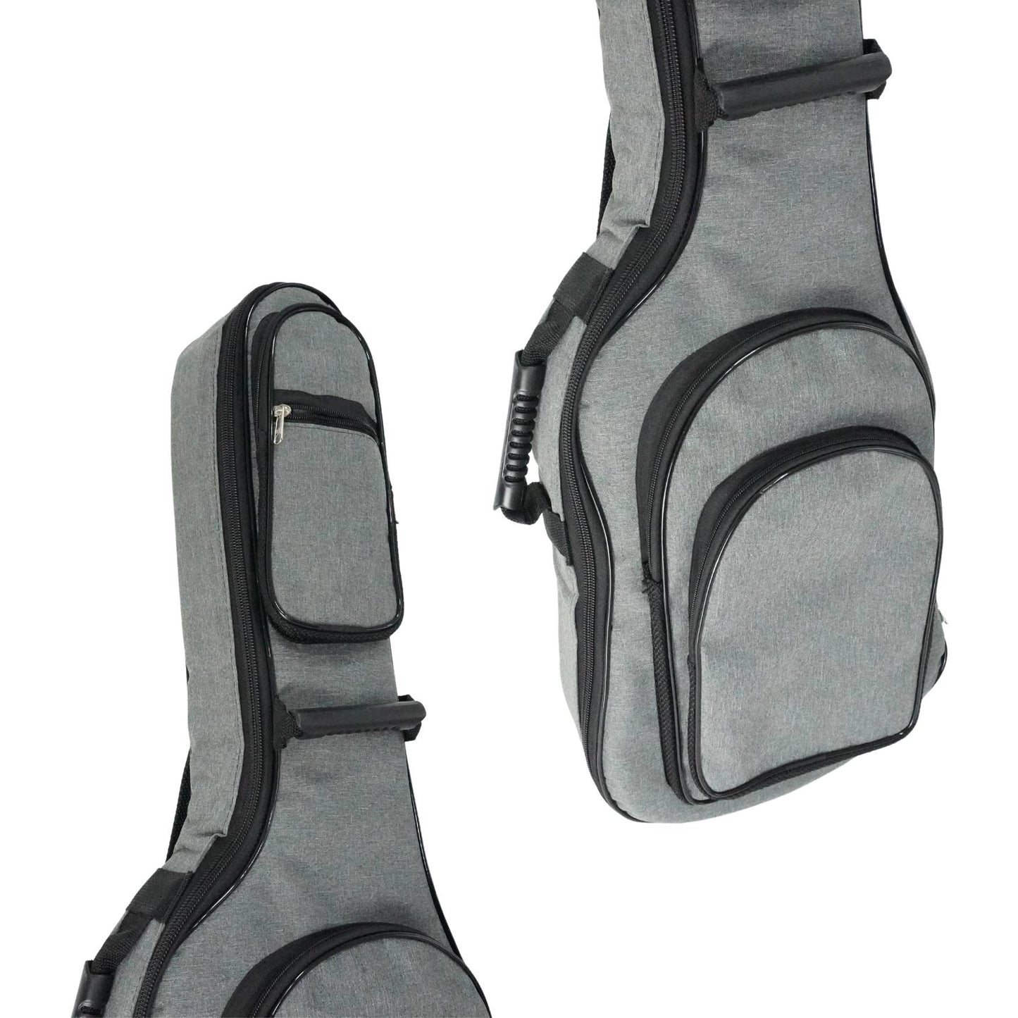 Premium Padded Gray Guitar Bag Cover 3 Ultra Luxury Pockets