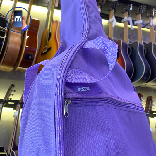 Capa Para Violão 1/2 N4 Infantil Lilás Case Bag