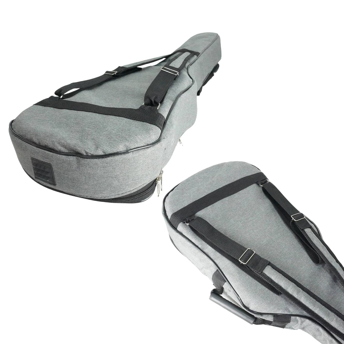 Premium Padded Gray Guitar Bag Cover 3 Ultra Luxury Pockets