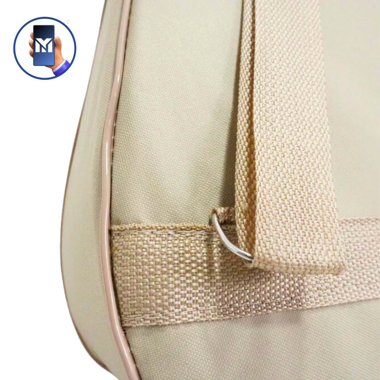 Capa De Violão Folk Bege Acolchoada Modelo Luxo Bag