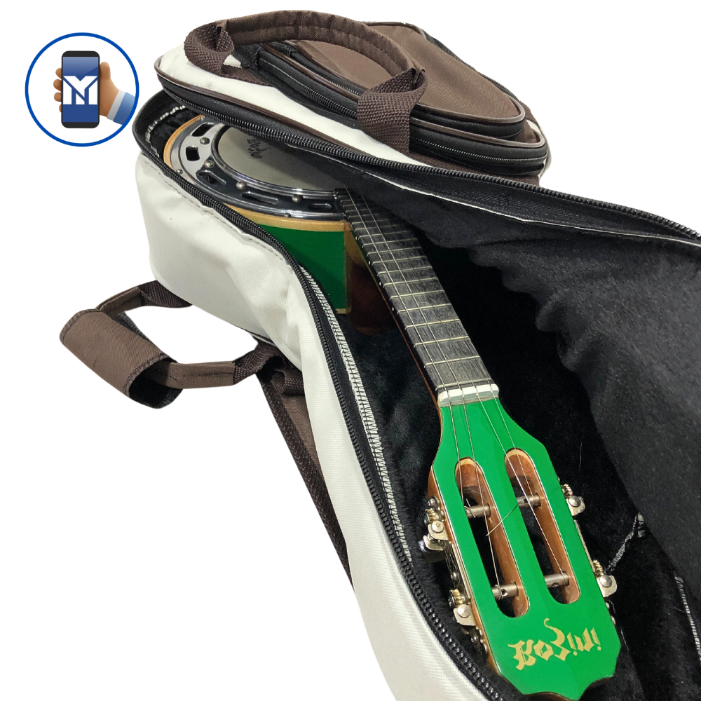 Bag Semi Case Para Banjo Acolchoada Premium Alça Dupla