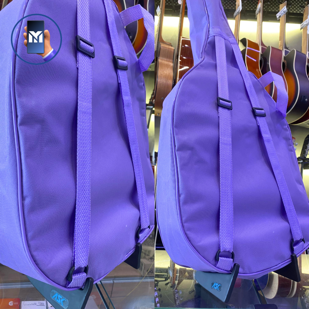 Capa Para Violão Infantil 3/4 Lilás Case Bag