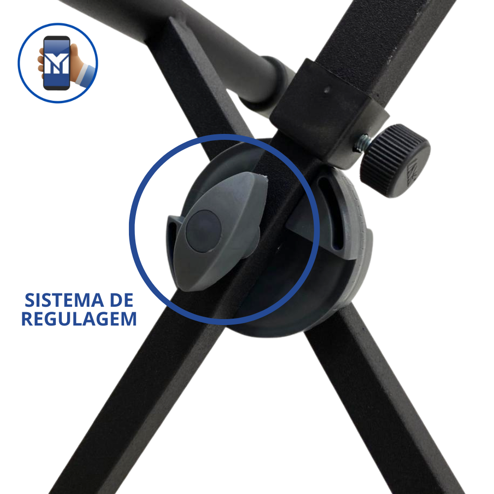 Suporte Para Caixa Cubo De Guitarra E Acordeon Sanfona Cm