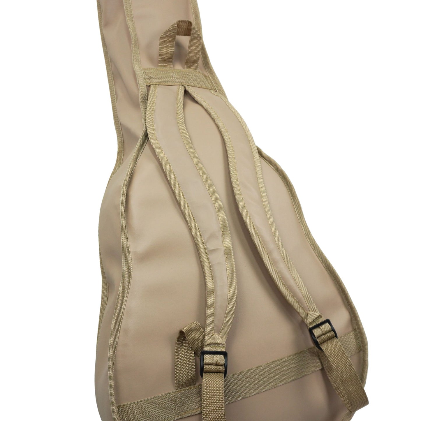 Capa Semi Case De Violão Bege Folk Premium Couro