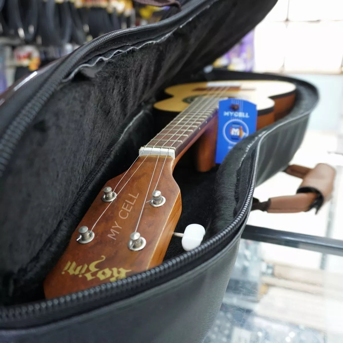 Bag Semi Case Para Cavaquinho Acolchoada Premium Couro