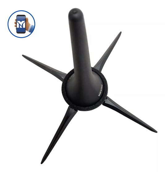 Suporte De Clarinete Retrátil Para Guardar Na Campana Preto