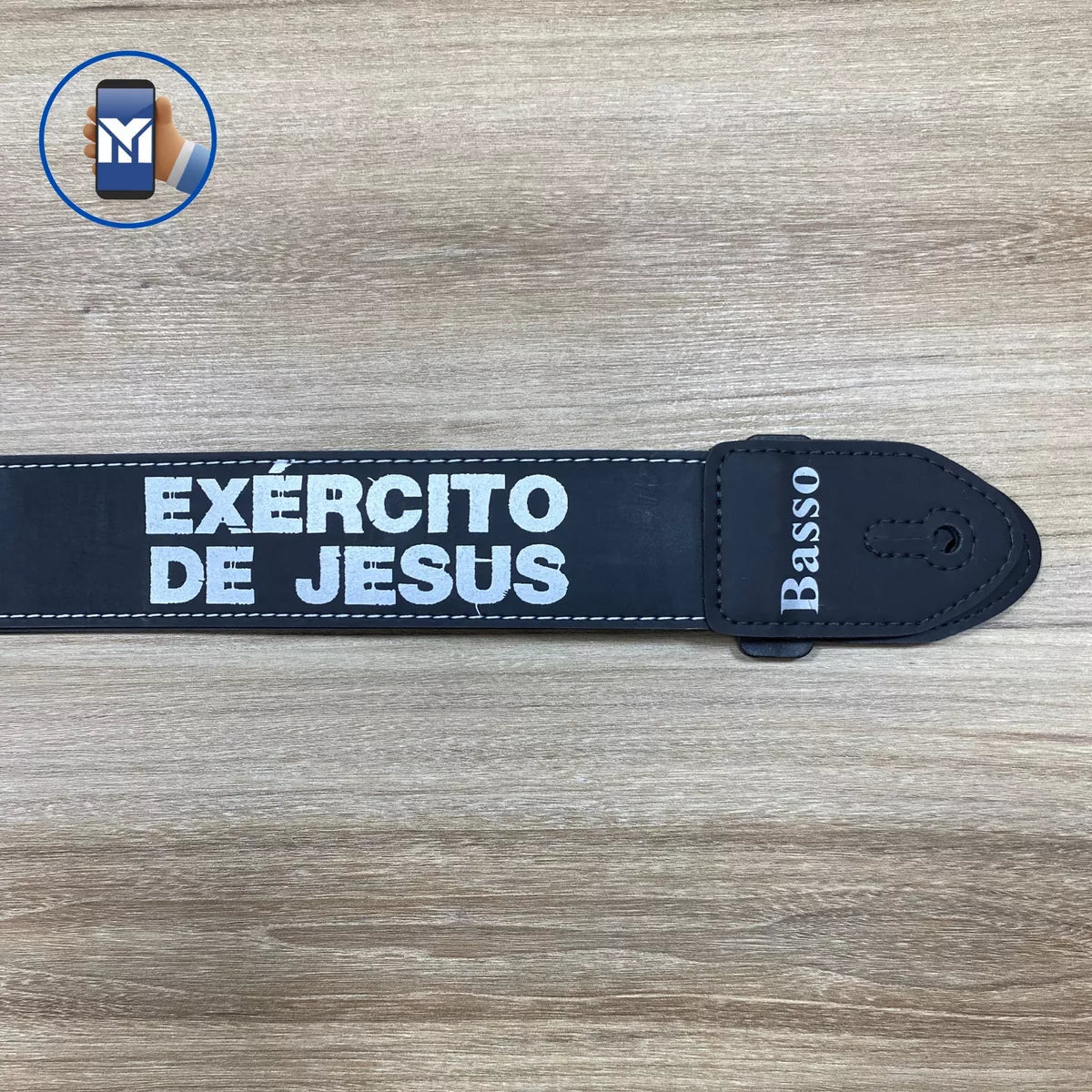 Correia Para Violão E Guitarra Basso Exército De Jesus Luxo