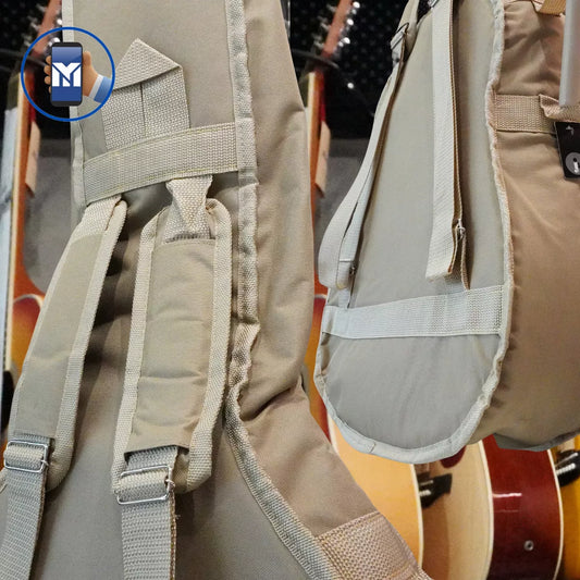 Capa De Violão Jumbo Bege Modelo Cargo Case Bag