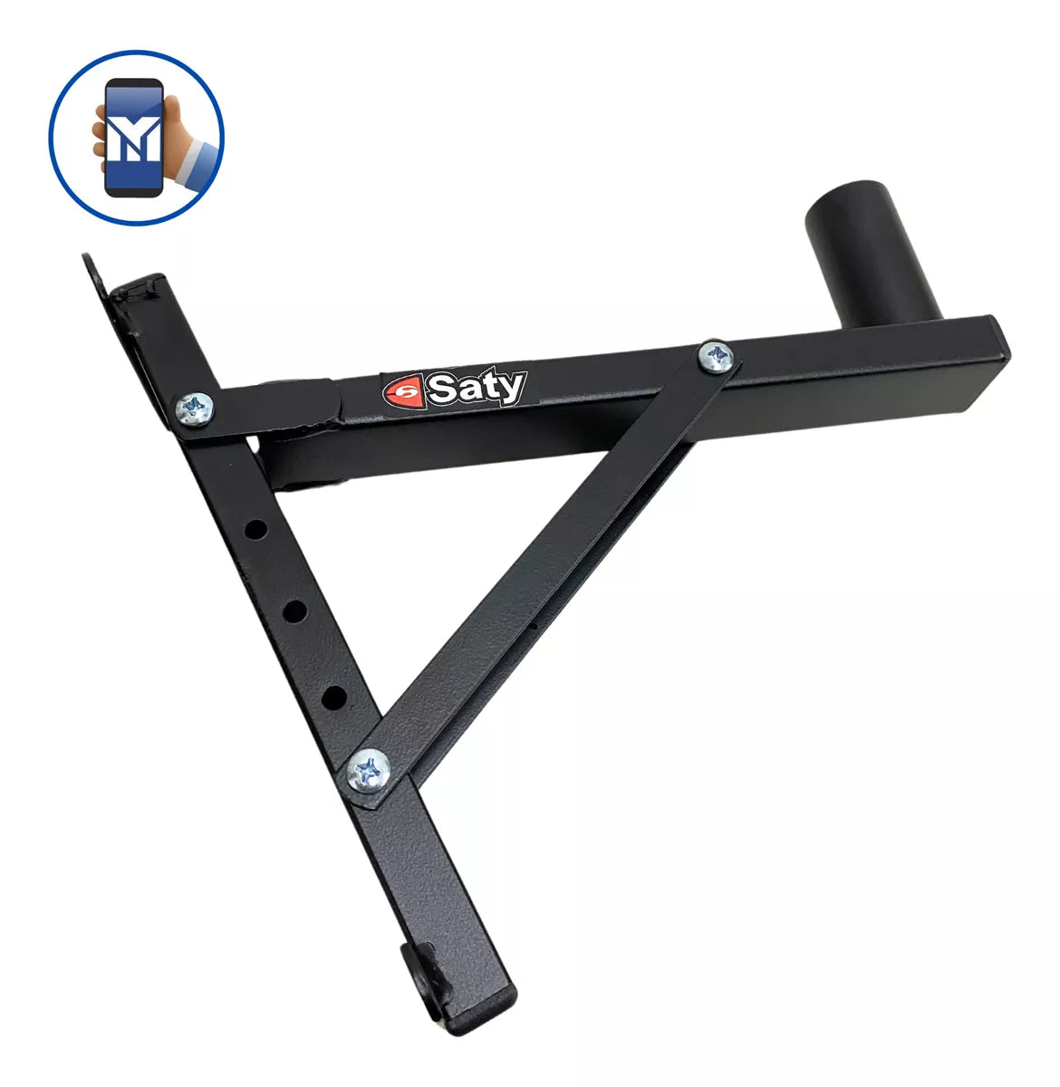 KIT 2 WALL BRACKET - SATY - FOR SPEAKER BOX - ADJUSTABLE
