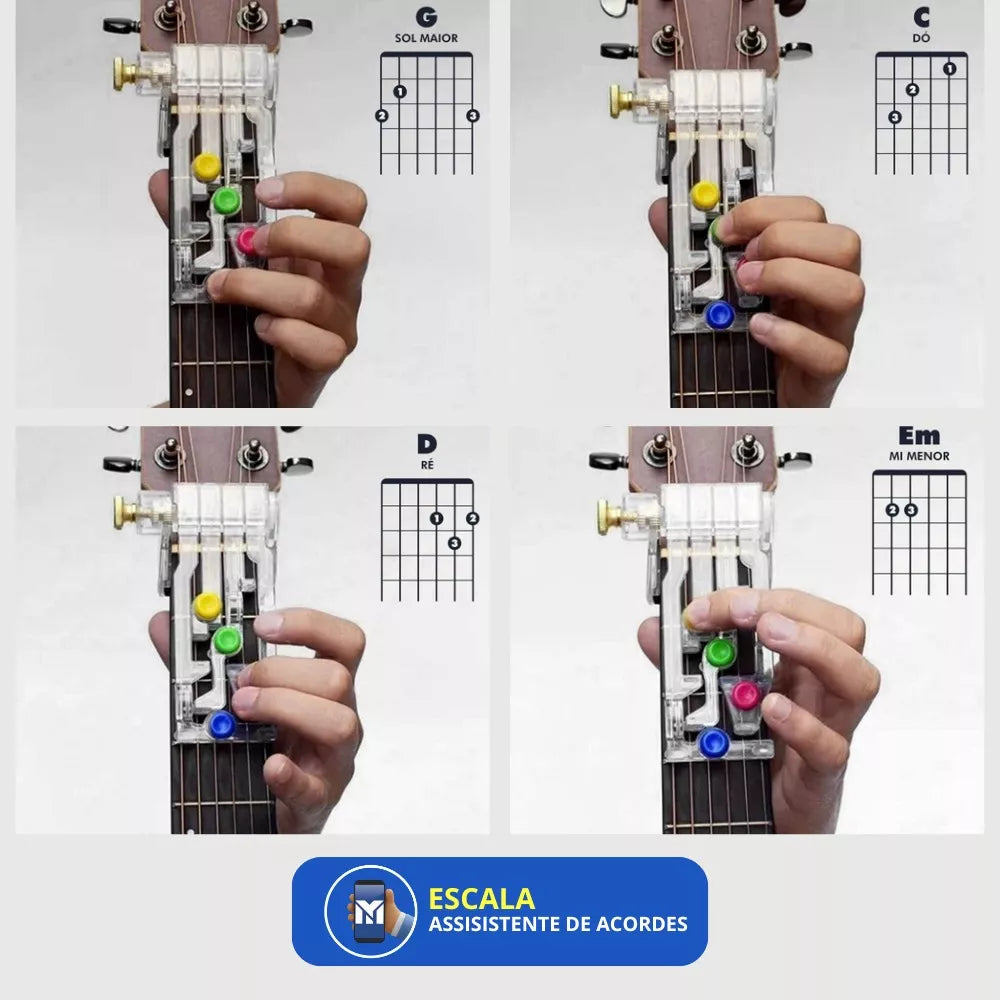Assistente De Acordes Para Iniciantes Violão E Guitarra