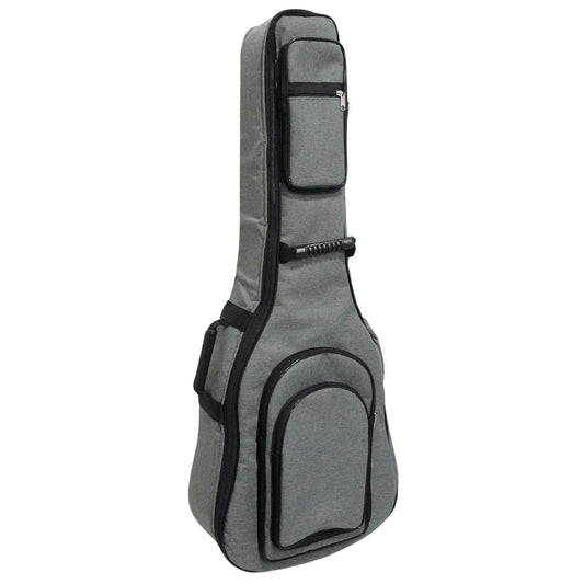 Capa Semi Case De Violão Clássico Cinza Ultra Premium