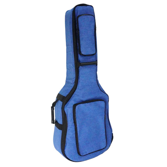 Capa Semi Case De Violão Folk Azul Ultra Premium