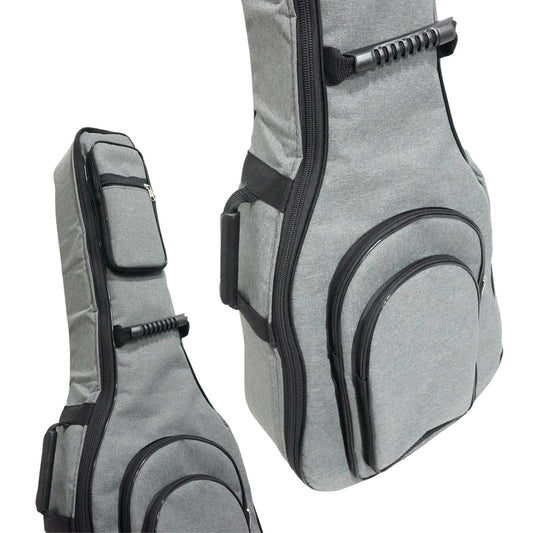Capa Semi Case De Violão Folk Cinza Ultra Premium
