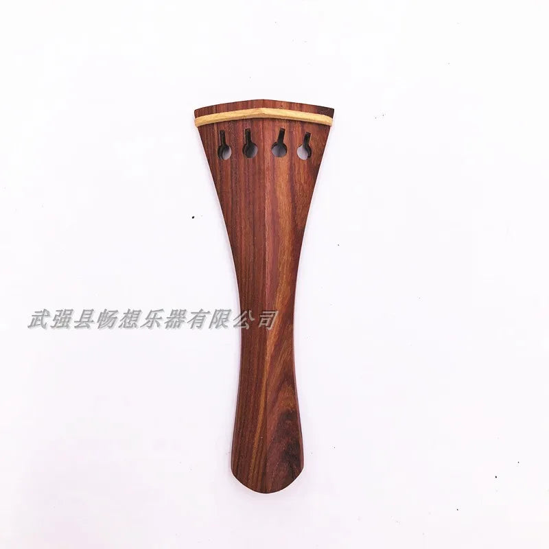 Espelho para Violino 4/4 em Ébano – Peça Entalhada com Incrustação de Madrepérola, Acessório para Violino