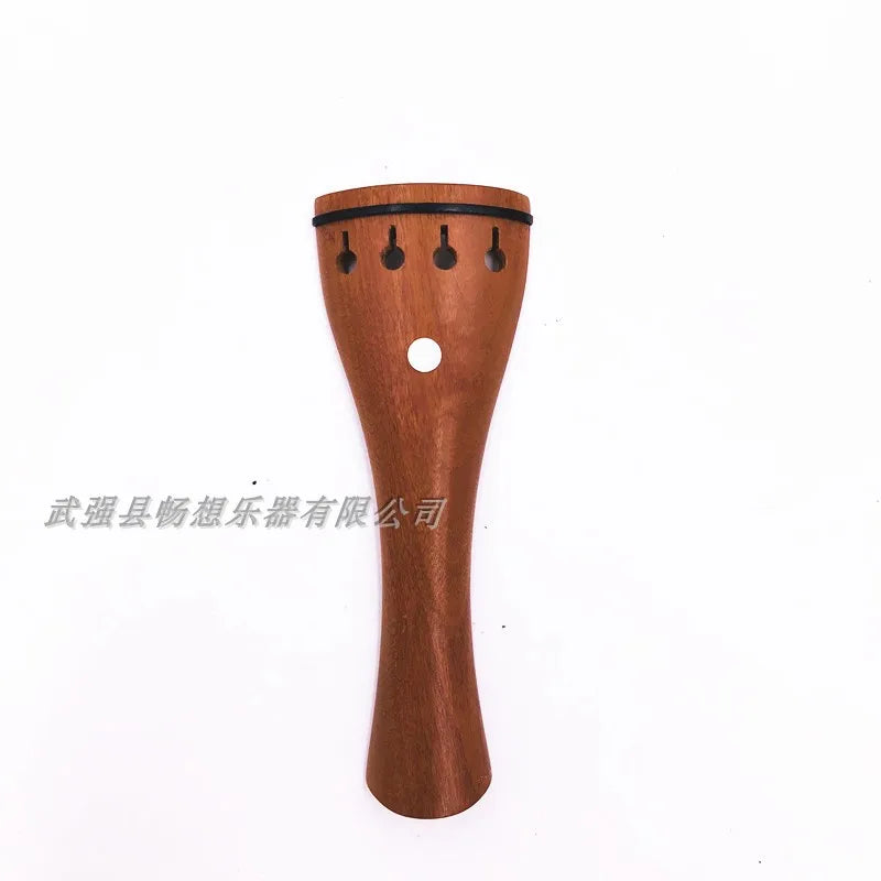 Espelho para Violino 4/4 em Ébano – Peça Entalhada com Incrustação de Madrepérola, Acessório para Violino