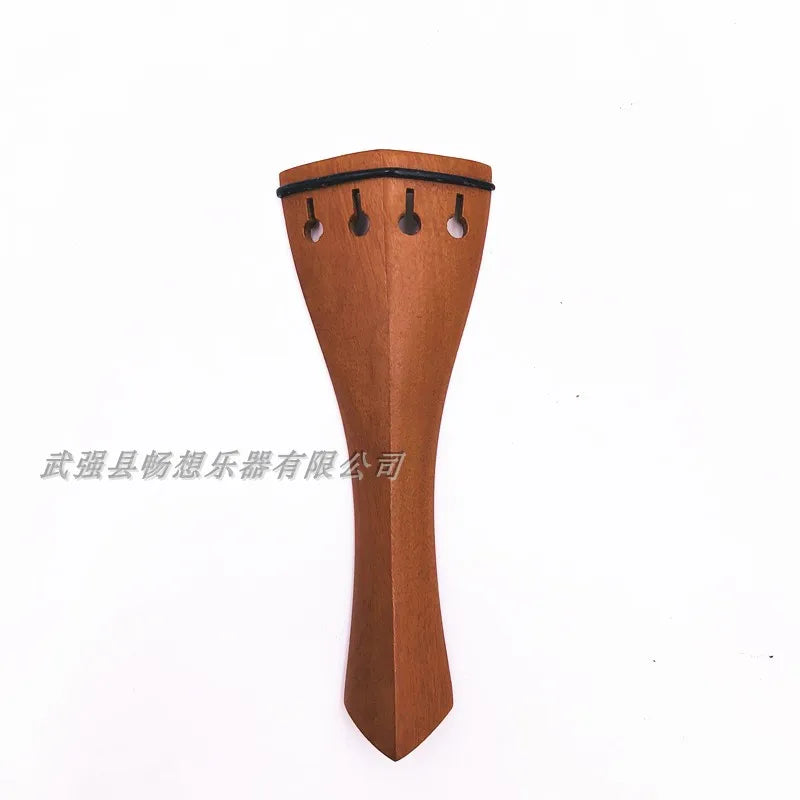 Espelho para Violino 4/4 em Ébano – Peça Entalhada com Incrustação de Madrepérola, Acessório para Violino
