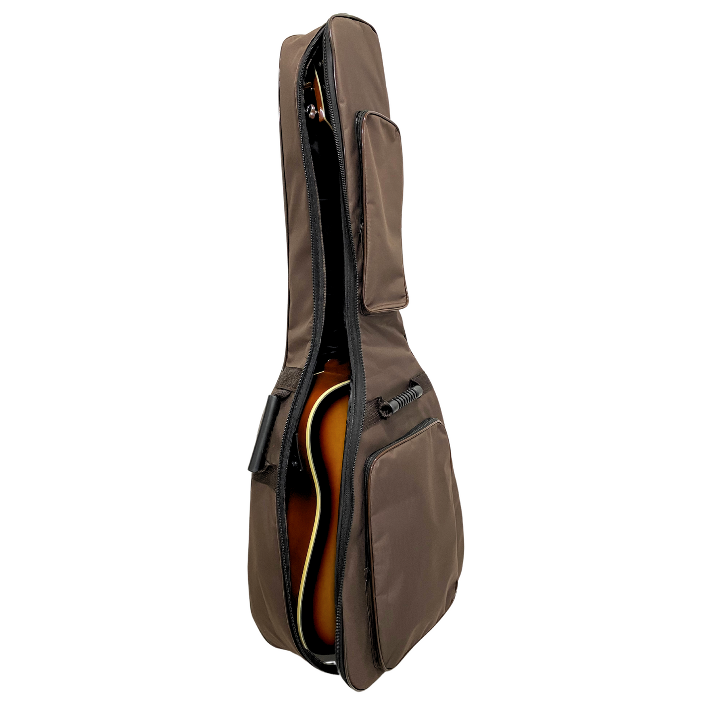 Brown Padded Classical Guitar Cover with Luxury Pocket Bag