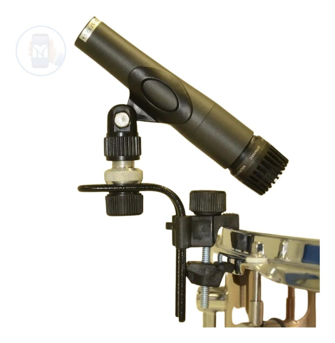 Suporte De Microfone Para Bateria E Percussão Tipo Clamp