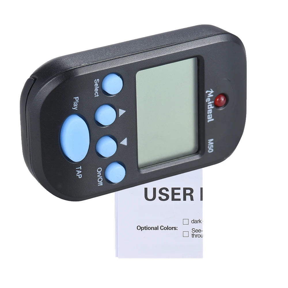 M50 Mini Metrônomo Digital Clip para Instrumentos de Corda