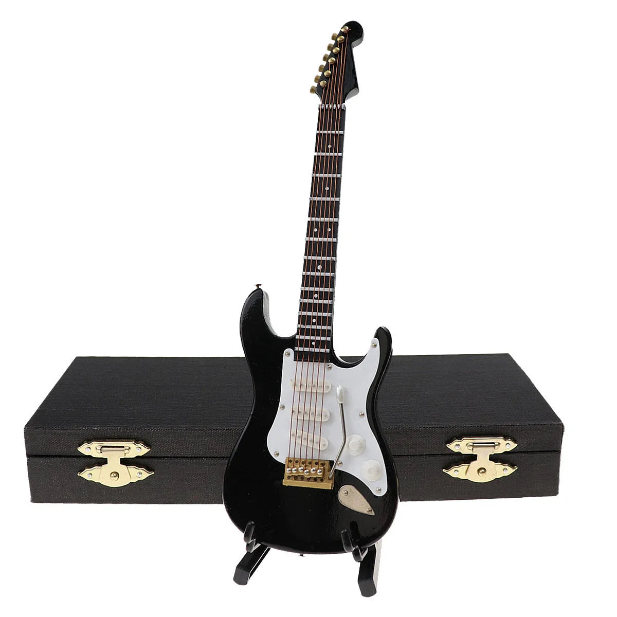 Miniatura Decorativa de Guitarra Com Case Importada