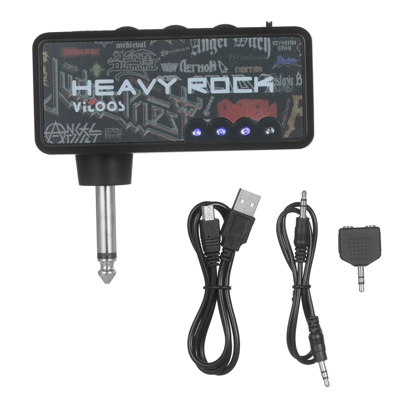 Amplificador de Fone de Ouvido para Guitarra Portátil