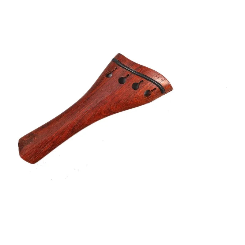 Espelho para Violino 4/4 em Ébano – Peça Entalhada com Incrustação de Madrepérola, Acessório para Violino