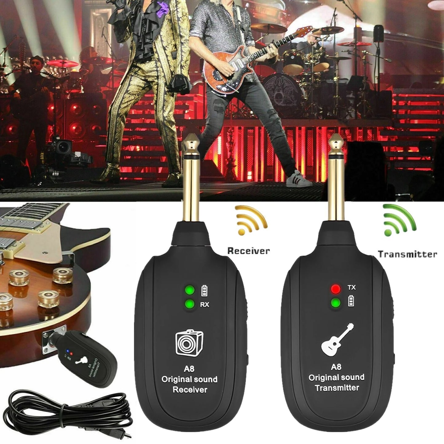 Transmissor Receptor Sem Fio para Instrumentos UHF