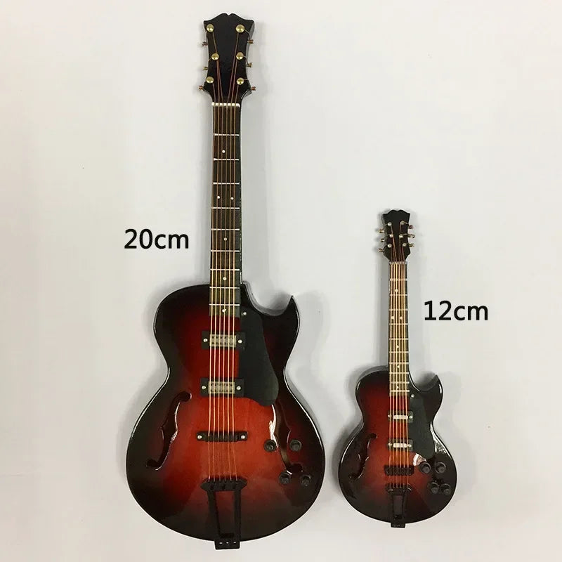 Mini Guitarra Clássica Decorativa com Suporte e Case