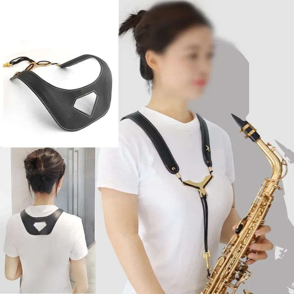 Correia Ajustável para Saxofone com Conforto Almofadado