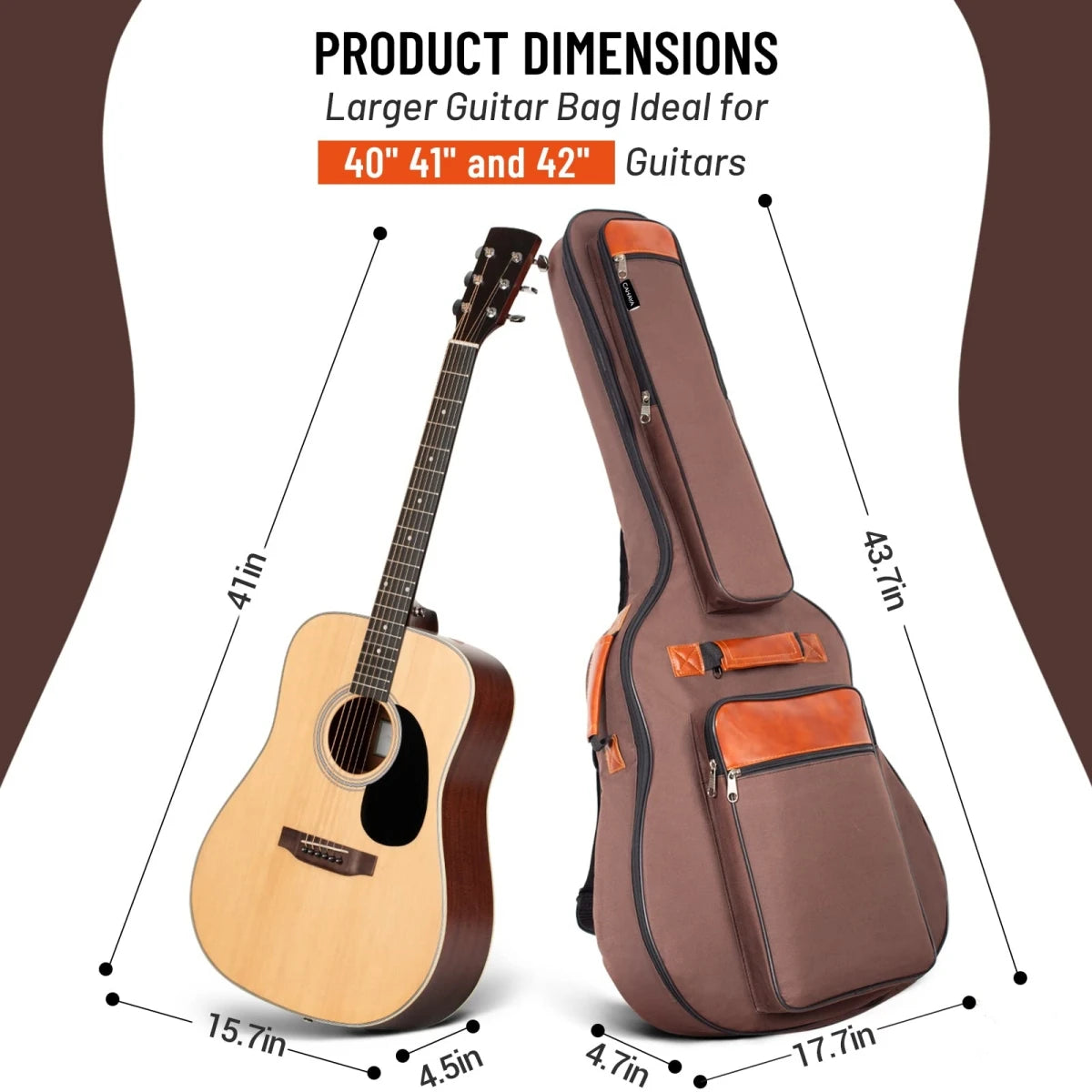 Capa de Violão Acolchoada Impermeável Premium