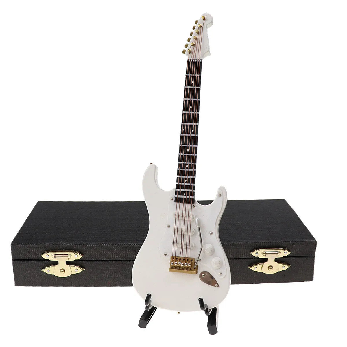 Miniatura Decorativa de Guitarra Com Case Importada