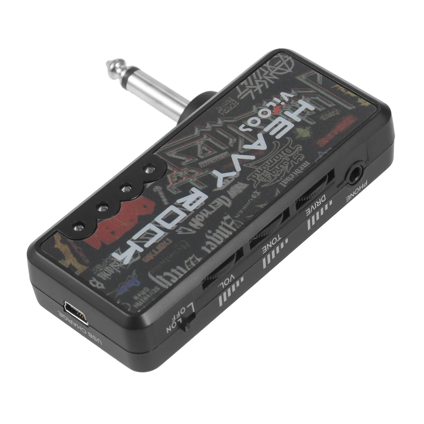 Amplificador de Fone de Ouvido para Guitarra Portátil