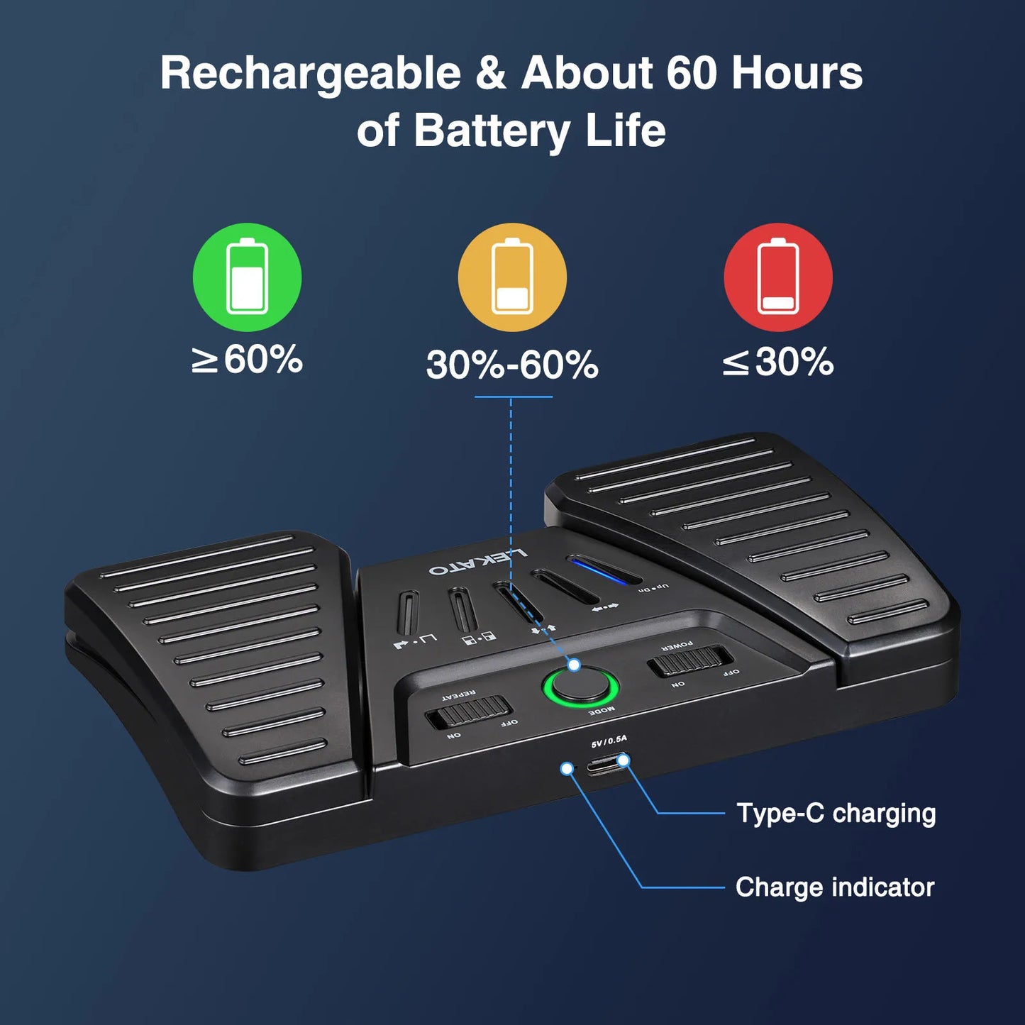 Pedal Bluetooth para Virar Páginas Partitura Digital
