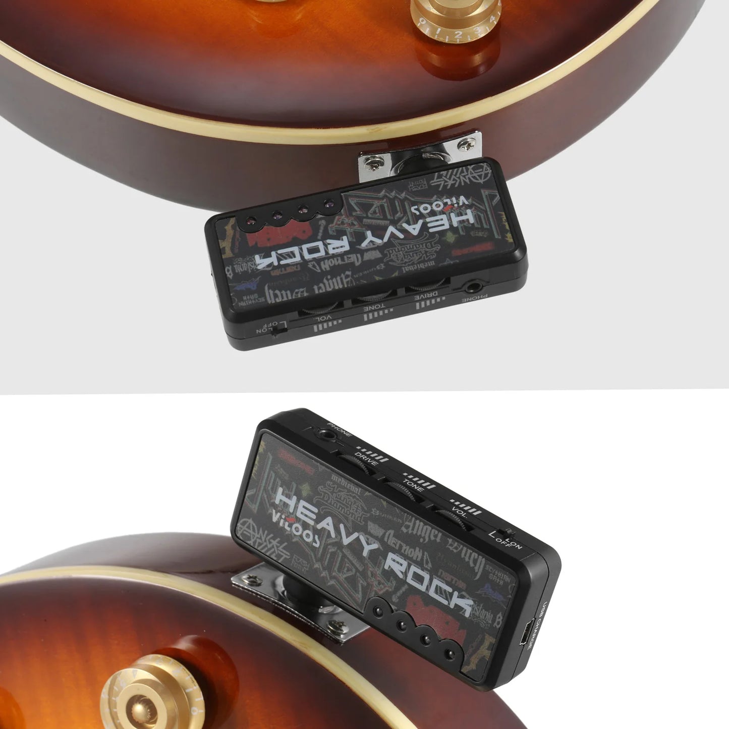 Amplificador de Fone de Ouvido para Guitarra Portátil