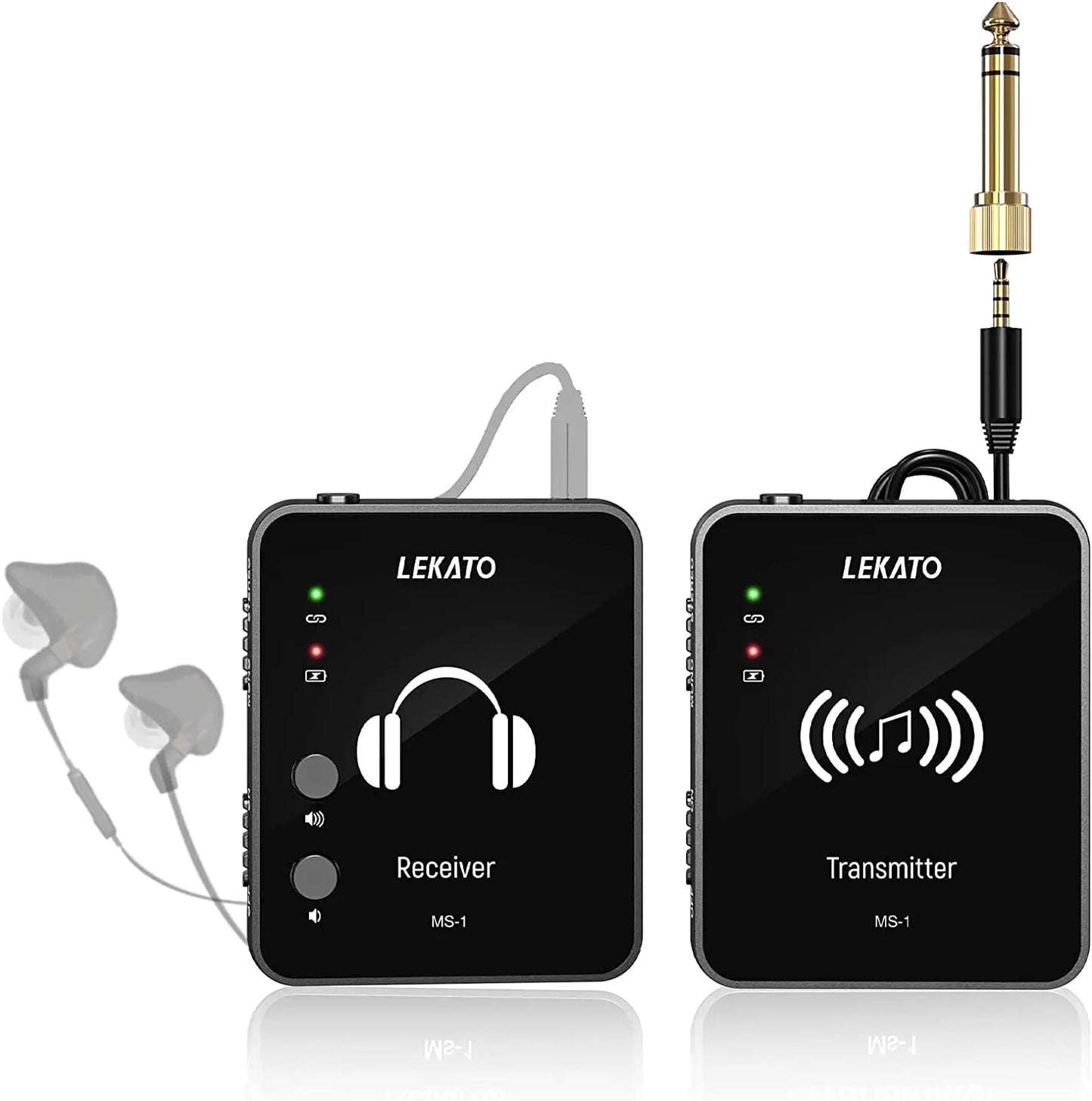 Sistema de Monitor De PAlco In-Ear Sem Fio 2.4G