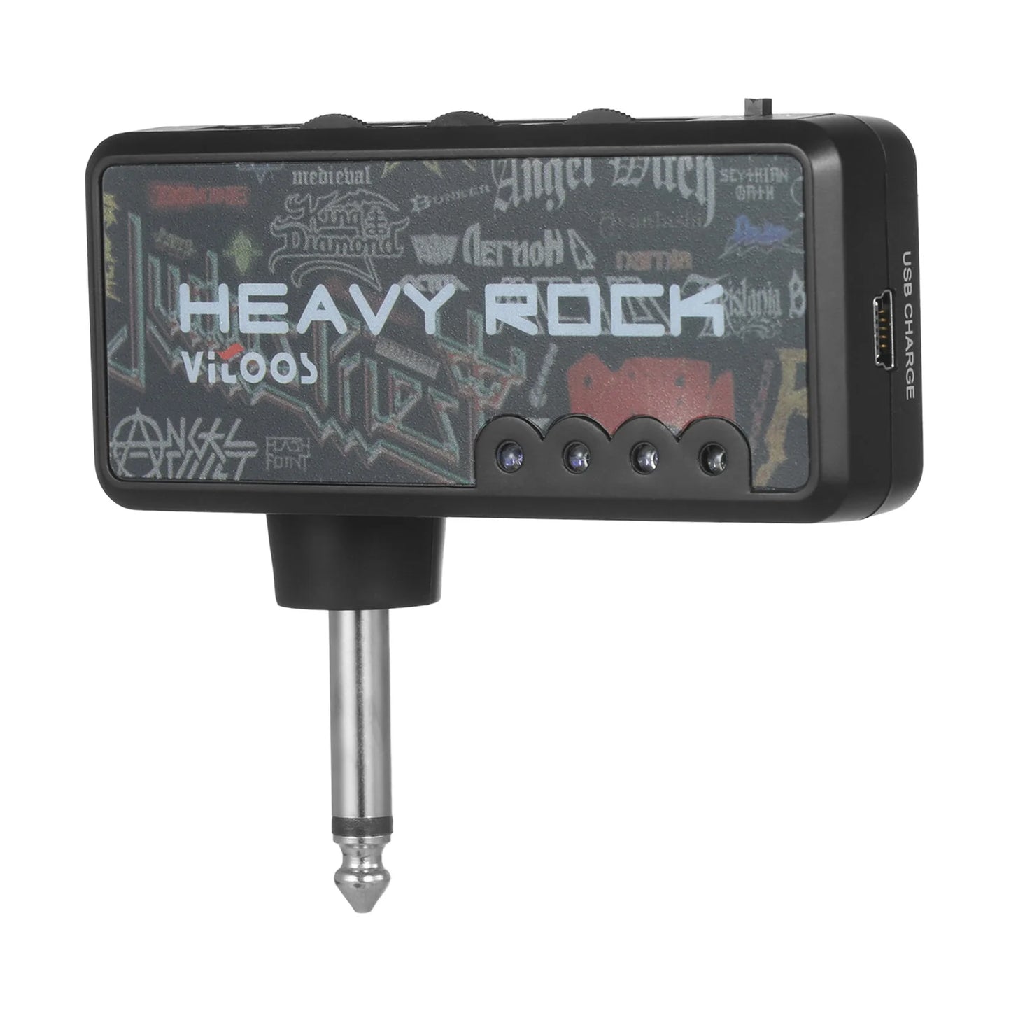 Amplificador de Fone de Ouvido para Guitarra Portátil