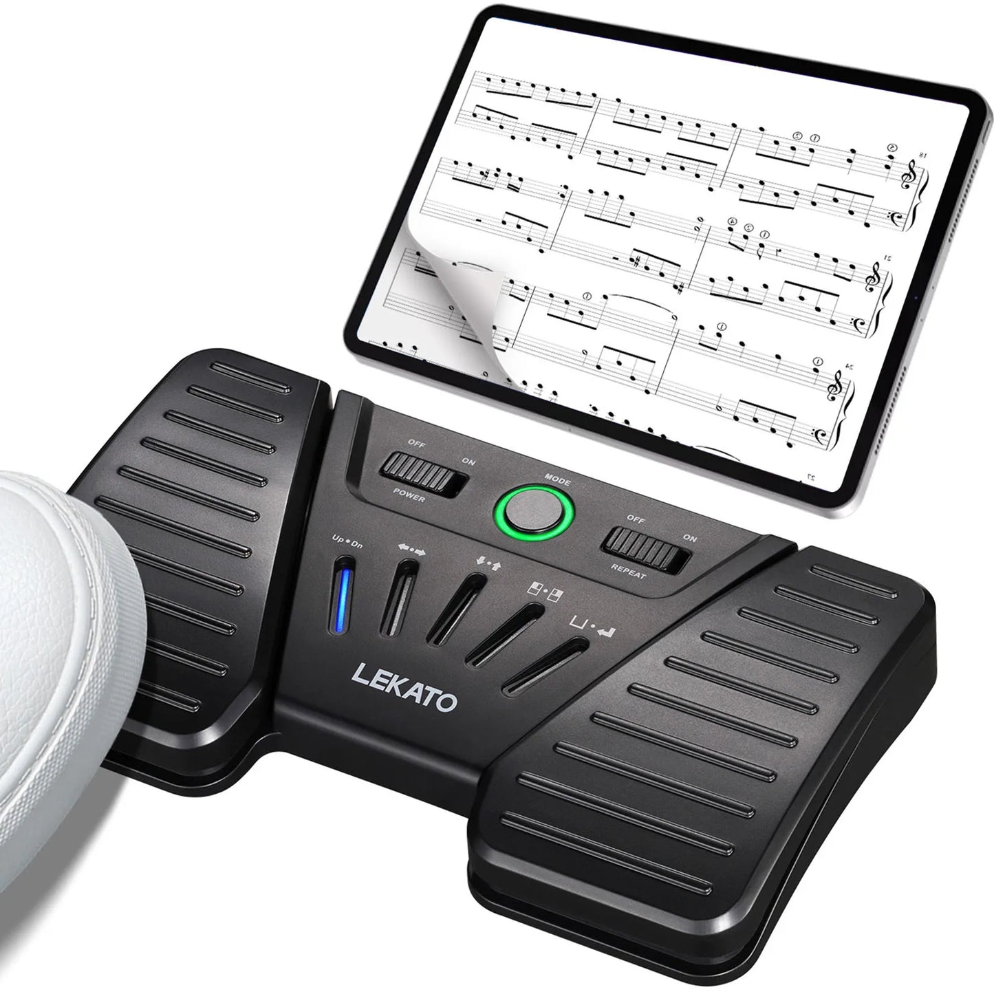 Pedal Bluetooth para Virar Páginas Partitura Digital