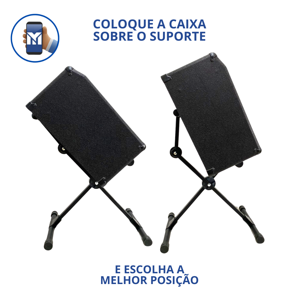 Suporte Para Caixa Cubo De Guitarra E Acordeon Sanfona Cmr