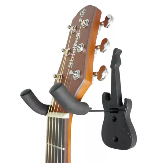 Suporte De Parede Saty Violão Guitarra Baixo Modelo Guitarra