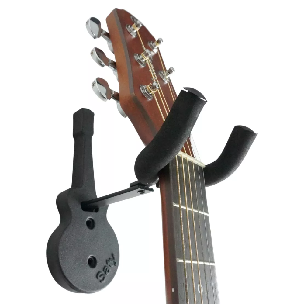 Suporte De Parede Saty Violão Guitarra Baixo Modelo Violão