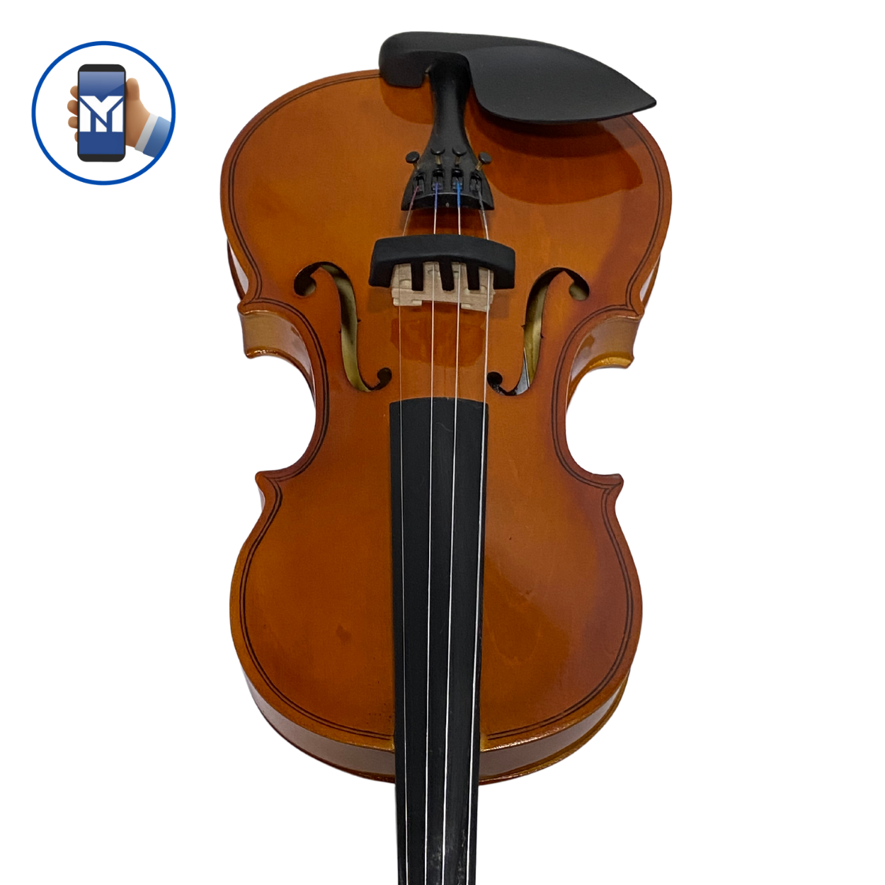 Abafador Surdina Garfo Paganini Borracha Resistente Violino 4/4