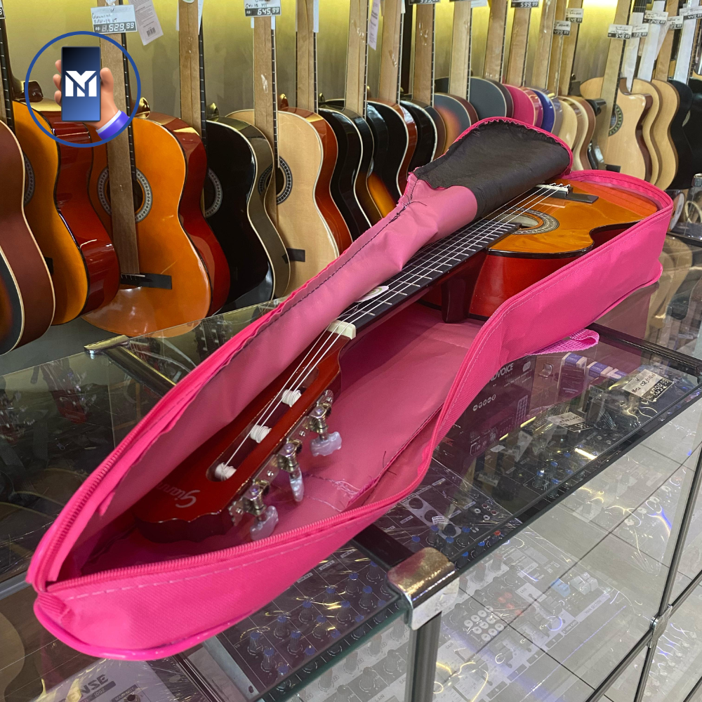 Capa Para Violão Clássico Rosa Case Bag