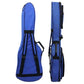 Capa Bag De Guitarra Azul Acolchoada Premium 3 Bolsos Ultra Luxo