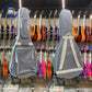 Gray Padded Classical Guitar Cover with Luxury Pocket Bag