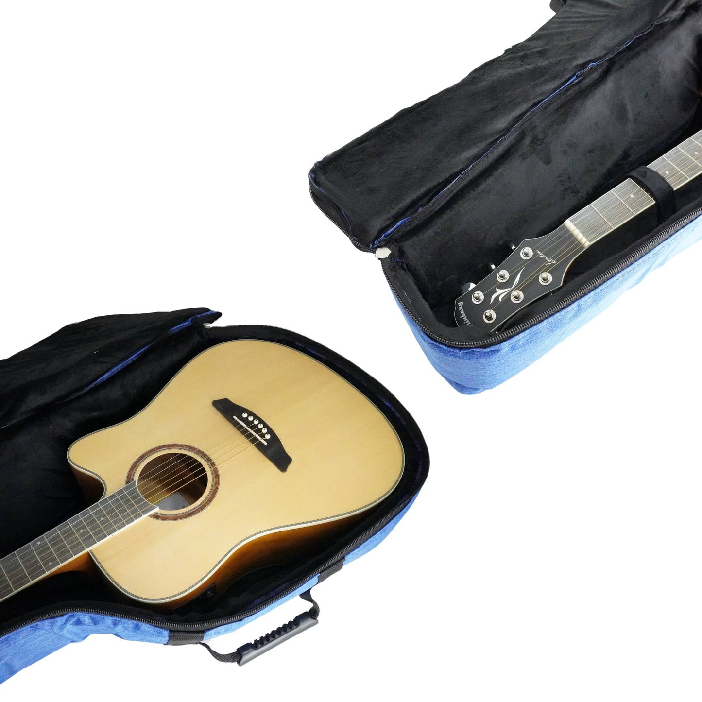 Blue Folk Guitar Semi Case Cover Ultra Premium Finish