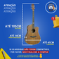 Capa De Violão Folk Bege Acolchoada Modelo Luxo Bag